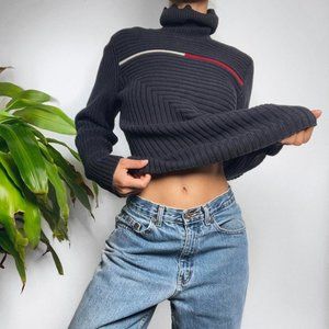tommy hilfiger cropped jumper